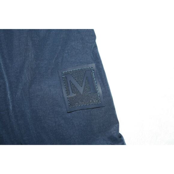 Marciano By Guess Men's Large Tech Full-Zip Jacket Water Repellent Silk Blue - Picture 9 of 12